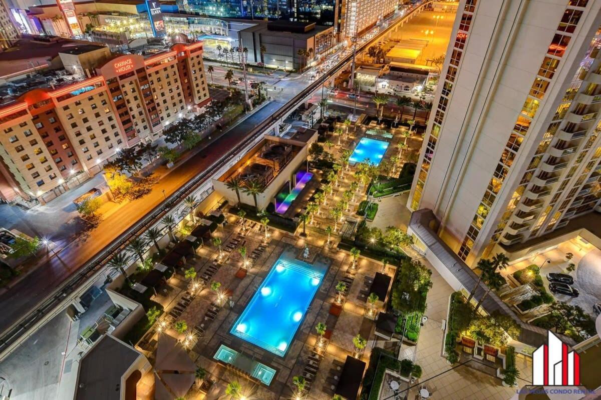 Mgm Signature-18-701 1Br2Ba Strip View Balcony Las Vegas Exterior foto
