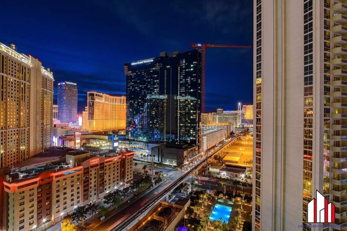 Mgm Signature-18-701 1Br2Ba Strip View Balcony Las Vegas Exterior foto